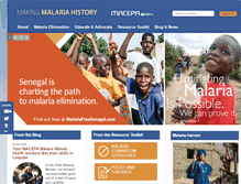 Tablet Screenshot of makingmalariahistory.org